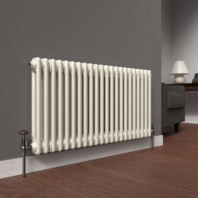Lux Heat Stone White Horizontal Radiator