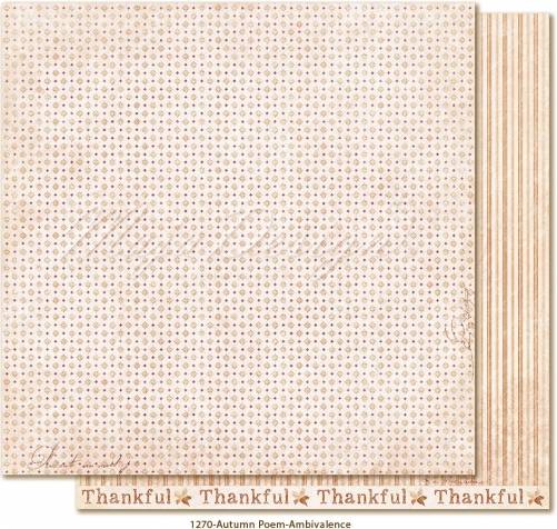 Papper Design Autumn Poem