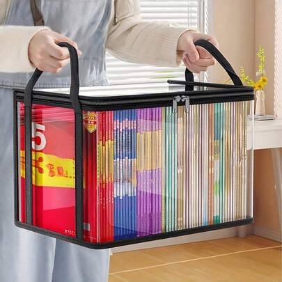 Shein Transparent PVC Bag With Flip-Top Storage Box