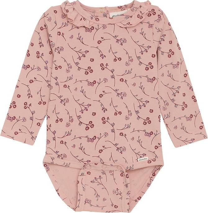 Minymo Body Ls Aop - Rosa