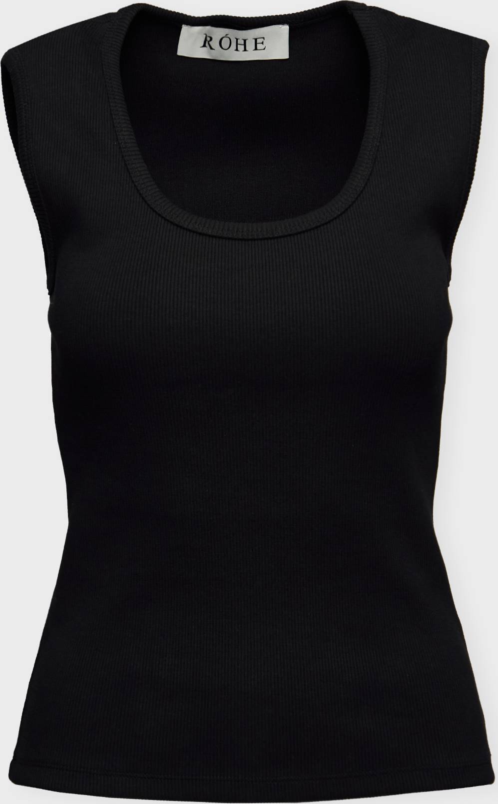 Rohe Topp Rib Tank - Svart