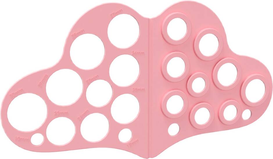Happyyami 3Pcs Silicone Nipple Ruler