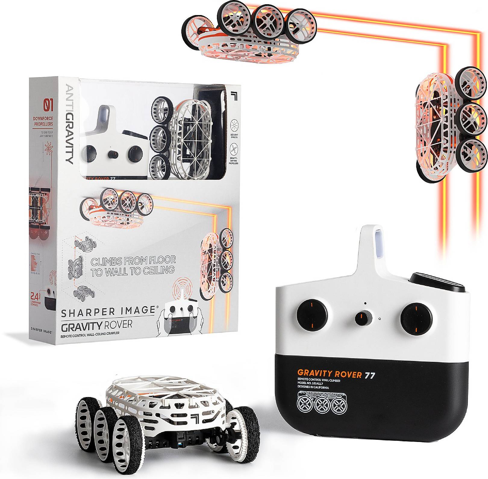 Sharper Sharper Image Toy RC Gravity Rover