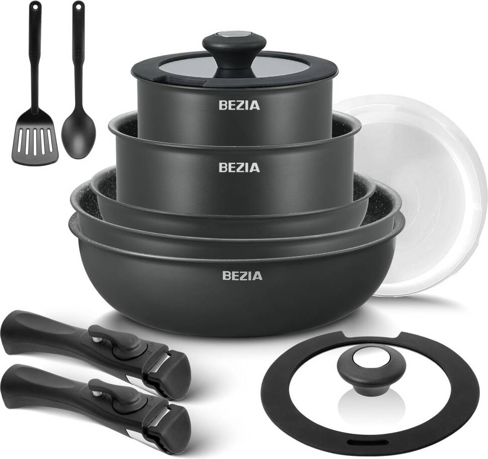 Induction hob cookware Induction Hob Pans 13 Pieces Cookware Set