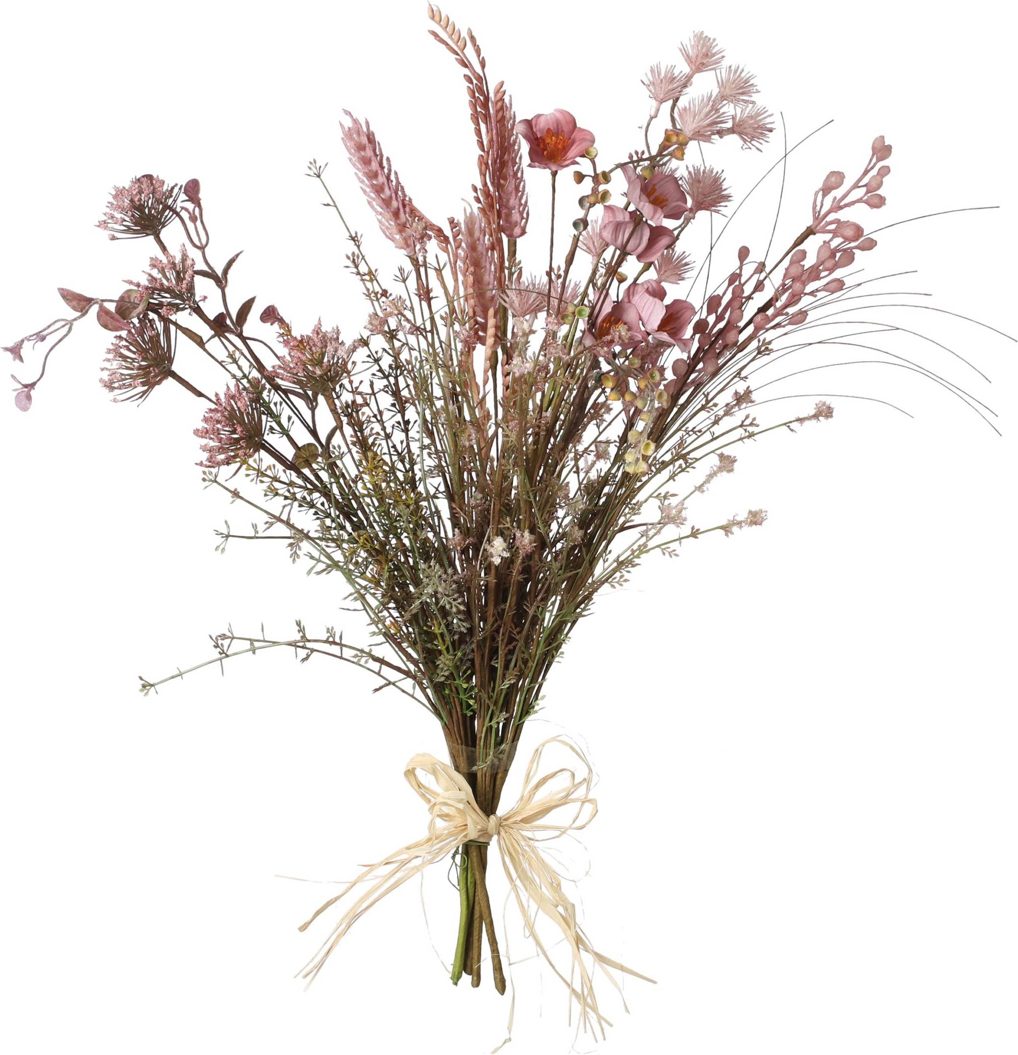 Blomsterbuket Tørret Look Rosa
