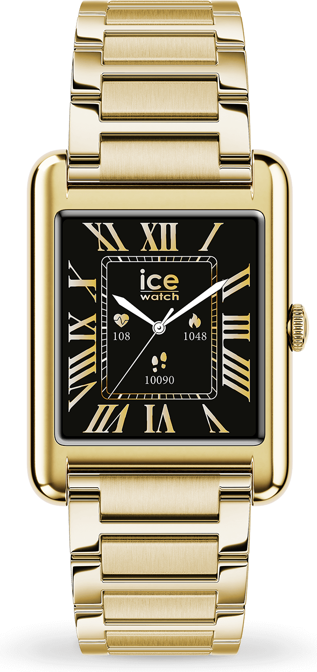 Ice Watch Rectangular Gold Bracelet Watch