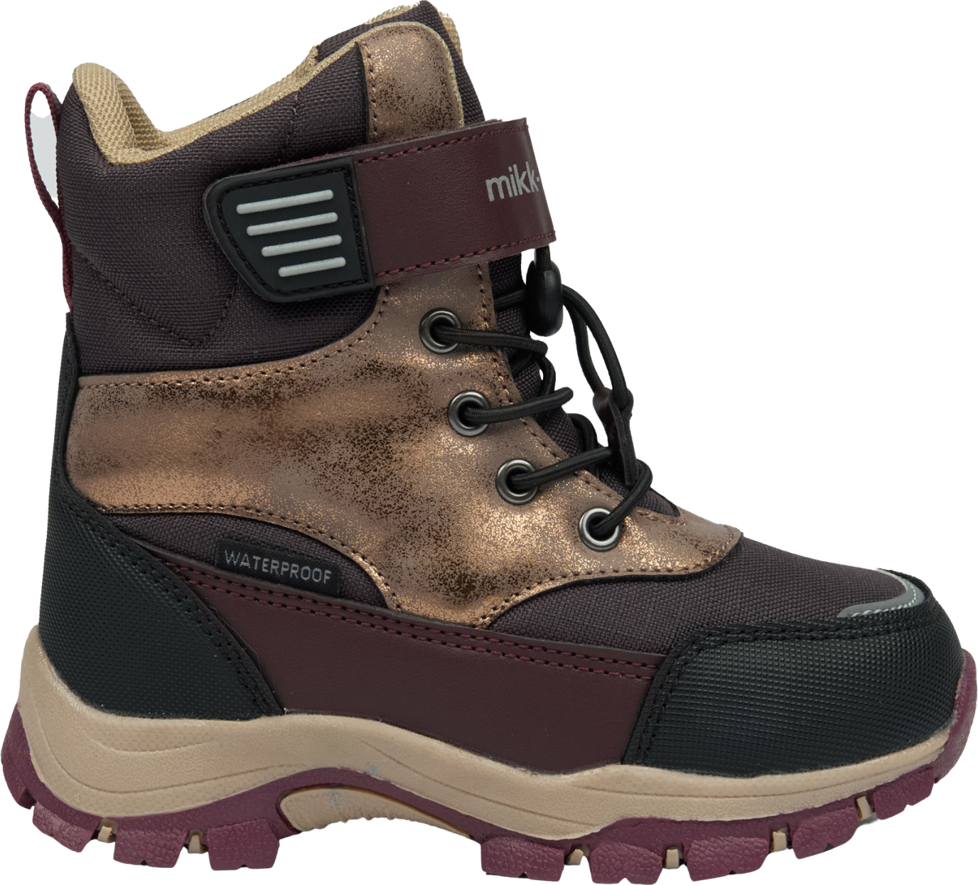 Mikk-Line Raisin Winter Støvle Tex Velcro