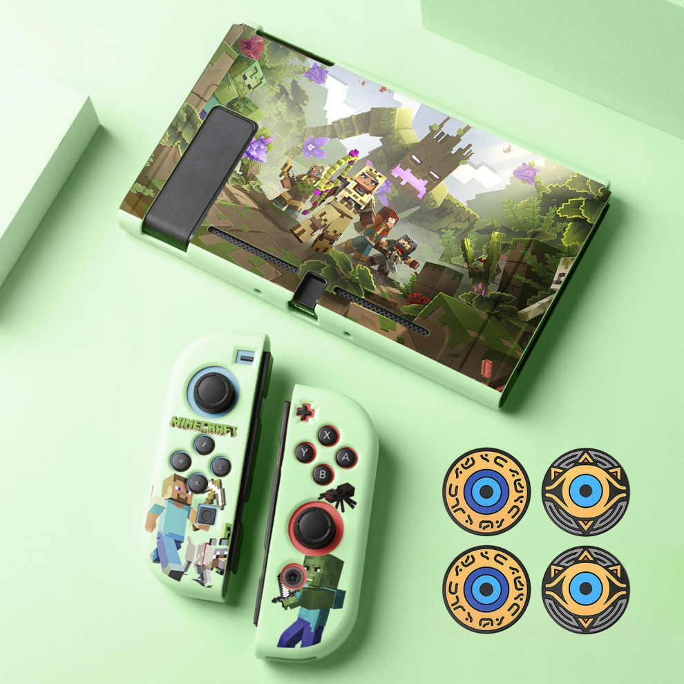 Switch minecraft Protective Case Set Nintendo Switch