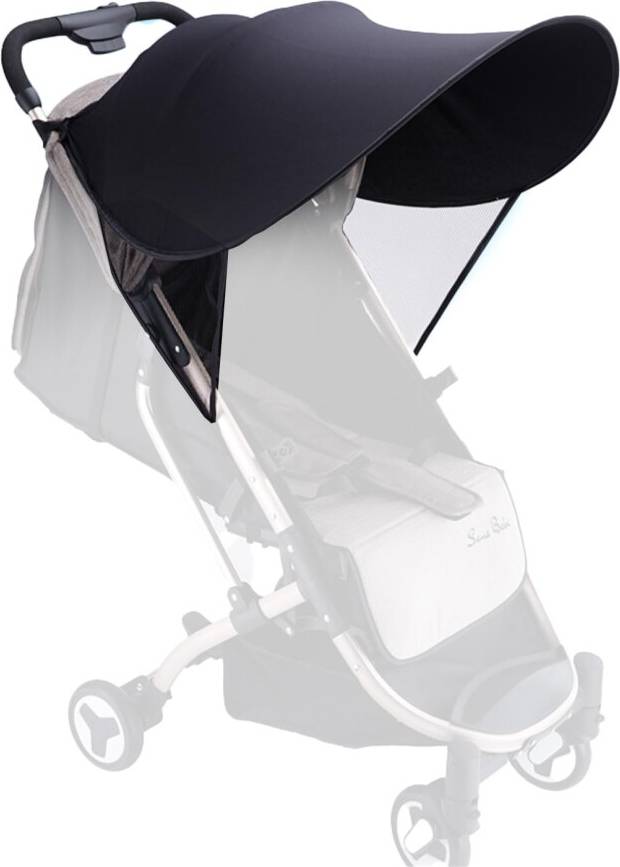 Fuipvgi Foldable Adjustable Pram Sun Shade