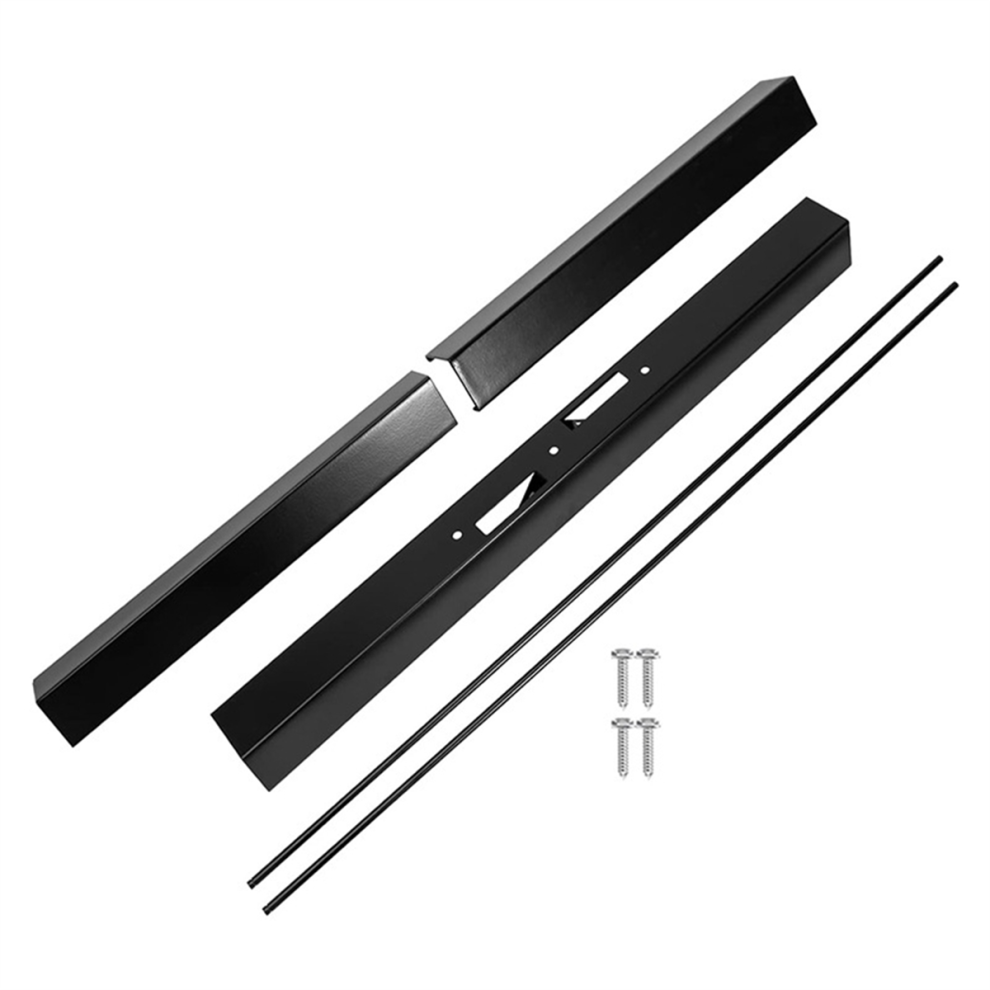 Saudism Adjustable Fireplace Rod Kit