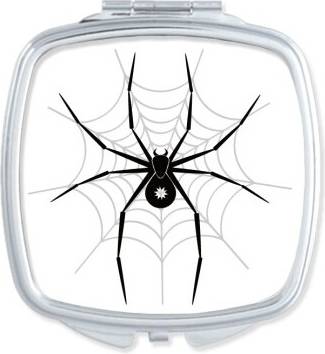 DIYthinker Insect Illustration Spider Black Pattern Square Mirror