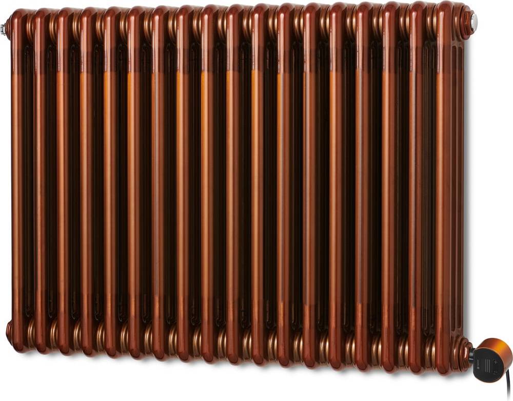 Wifi oil filled radiator Terma Colorado Wi-Fi Copper Lacquer 3 Column Deep Electric Radiator