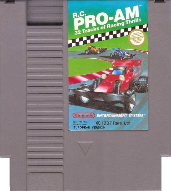 Nintendo nes 8 bit Nintendo R.C. Pro-Am 8-bit NES Card