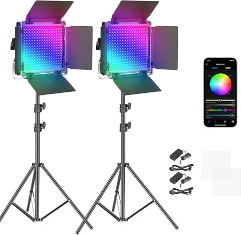 Neewer 660 Pro RGB LED Video Light Tripod Stand Kit