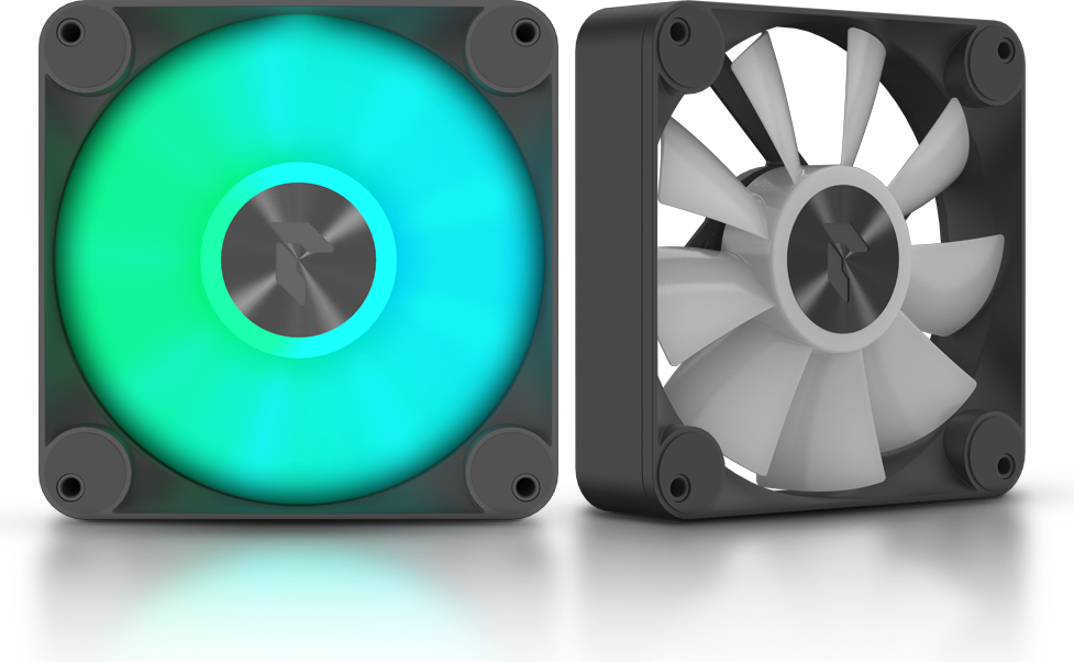 FP1-R 120-3 Pack Inversé Ventilateurs Boîtier RGB