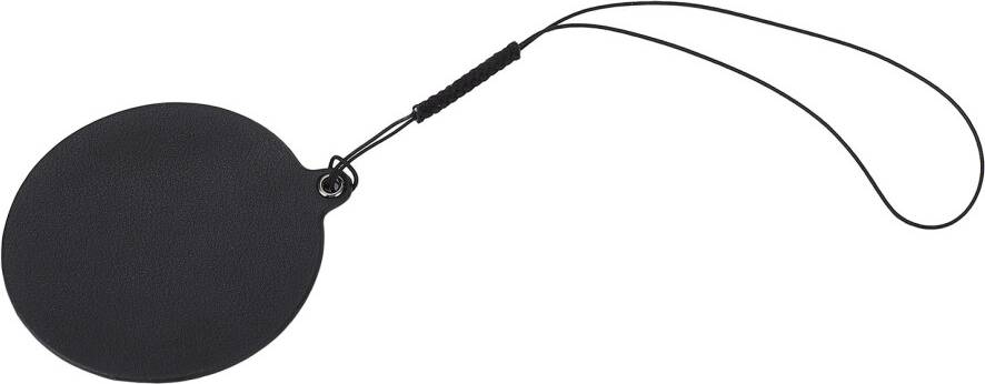 Leather Sticker 7cm 18cm Anti-Lost Rope Front Lens Cap