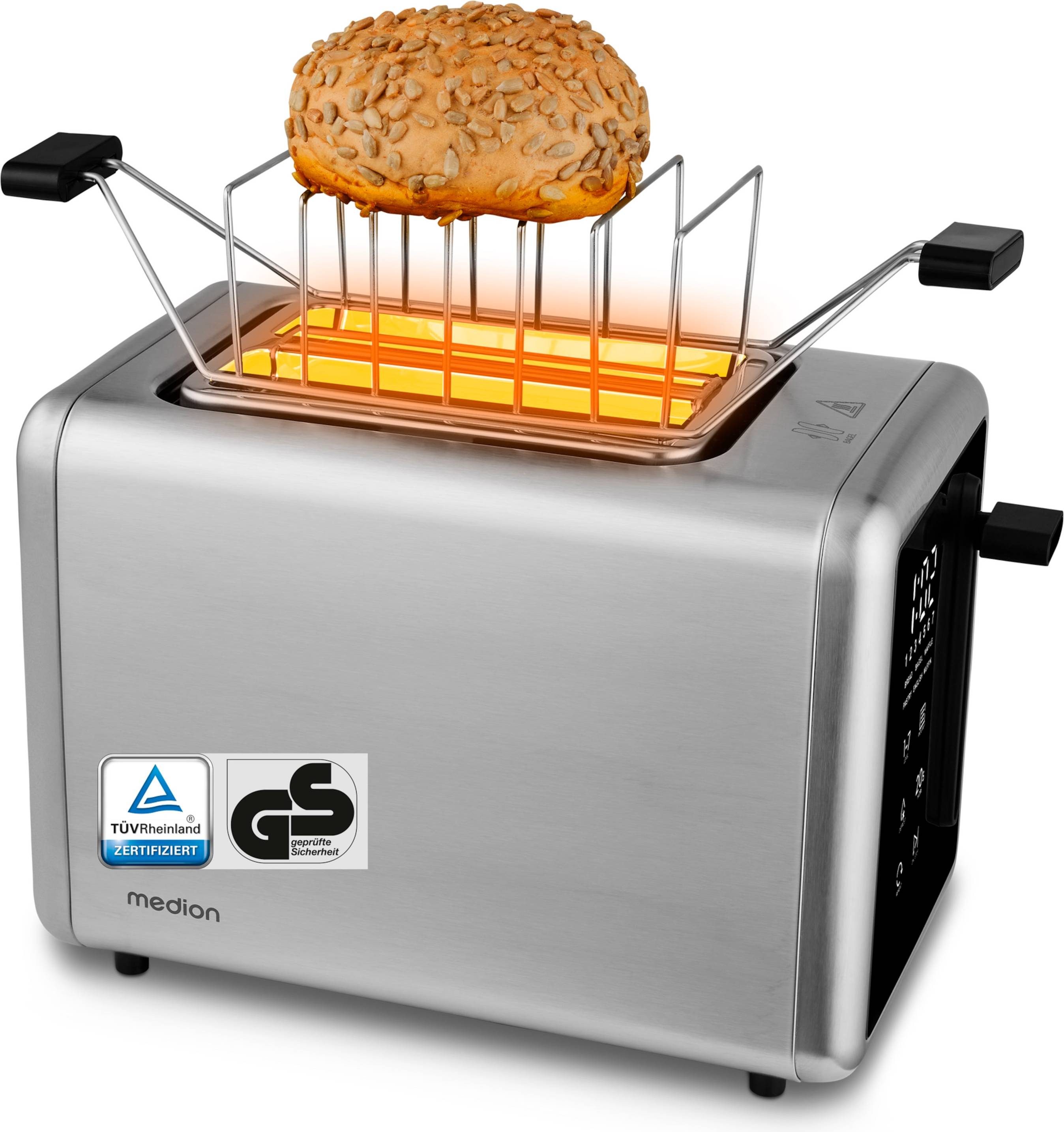 Medion Toaster MD12102 LED Sensor Touch Display