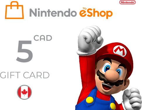 Nintendo eShop Card 5 CAD Key