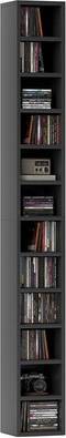 Homcom 204 Cd Storage Tower Tall Bookcase