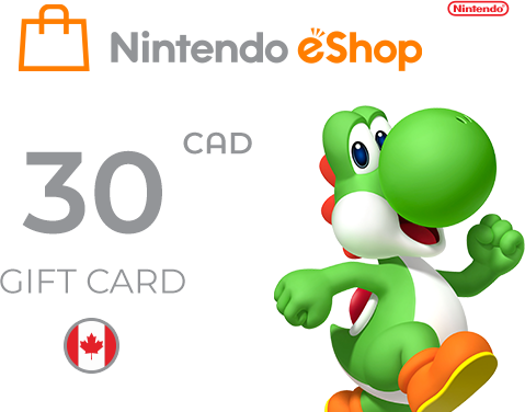 Nintendo eshop card Nintendo eShop Card 30 CAD Key