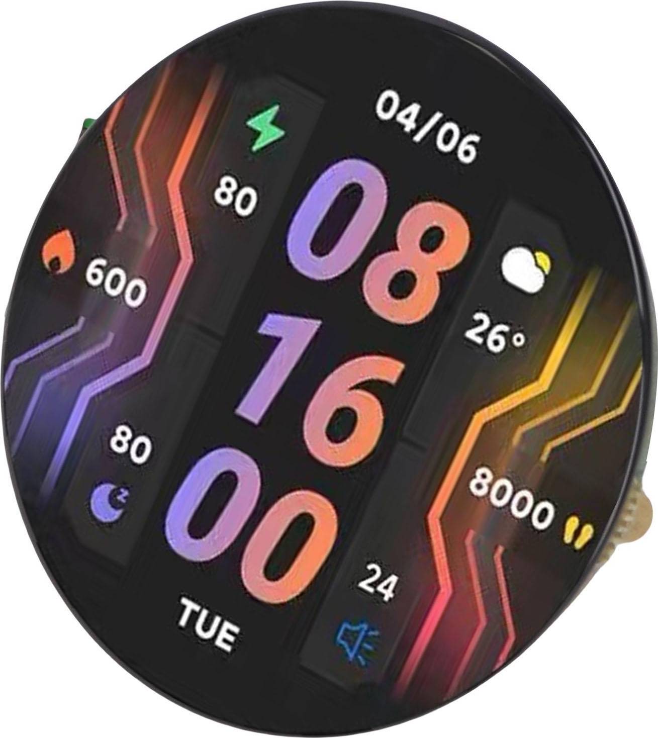 Smartwatch with Round Display - Activity & Health Tracking