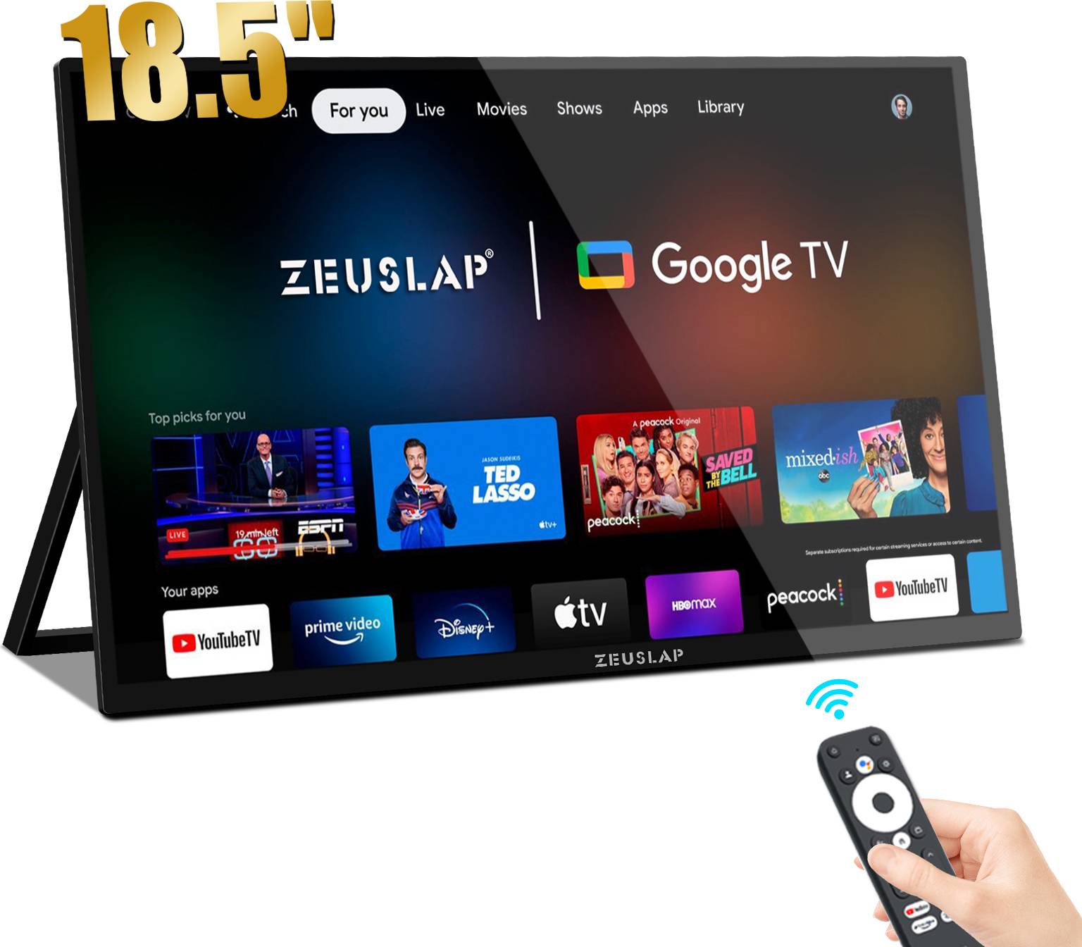 Portable monitor touch 18.5 Inch Smart TV Portable Touch Screen Monitor
