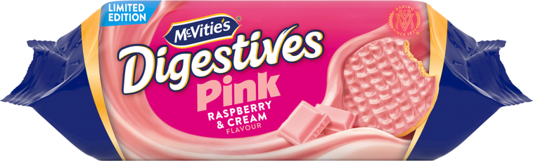 McVitie's Pink Raspberry Cream Digestives 232g