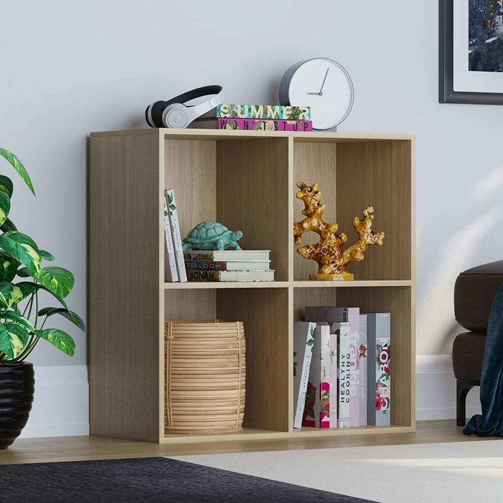 4 cube storage unit Vida Designs Durham 4 Cube Bookcase Rack Book Shelf