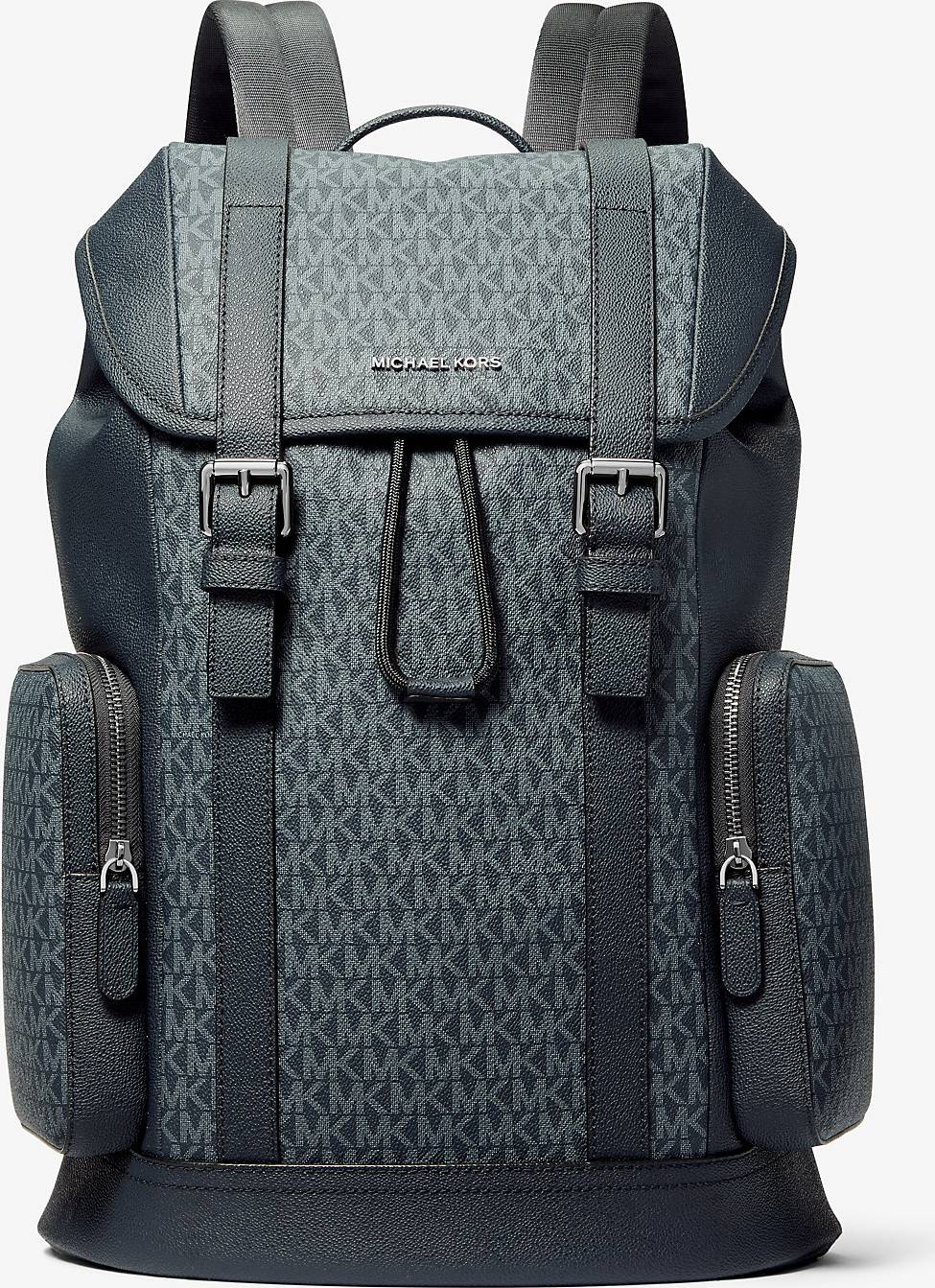 Michael Kors Signature Logo Backpack - Blue