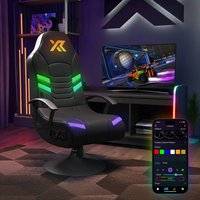 Xrocker gaming chair X-Rocker RGB 2.1 Stereo Audio Gaming Chair