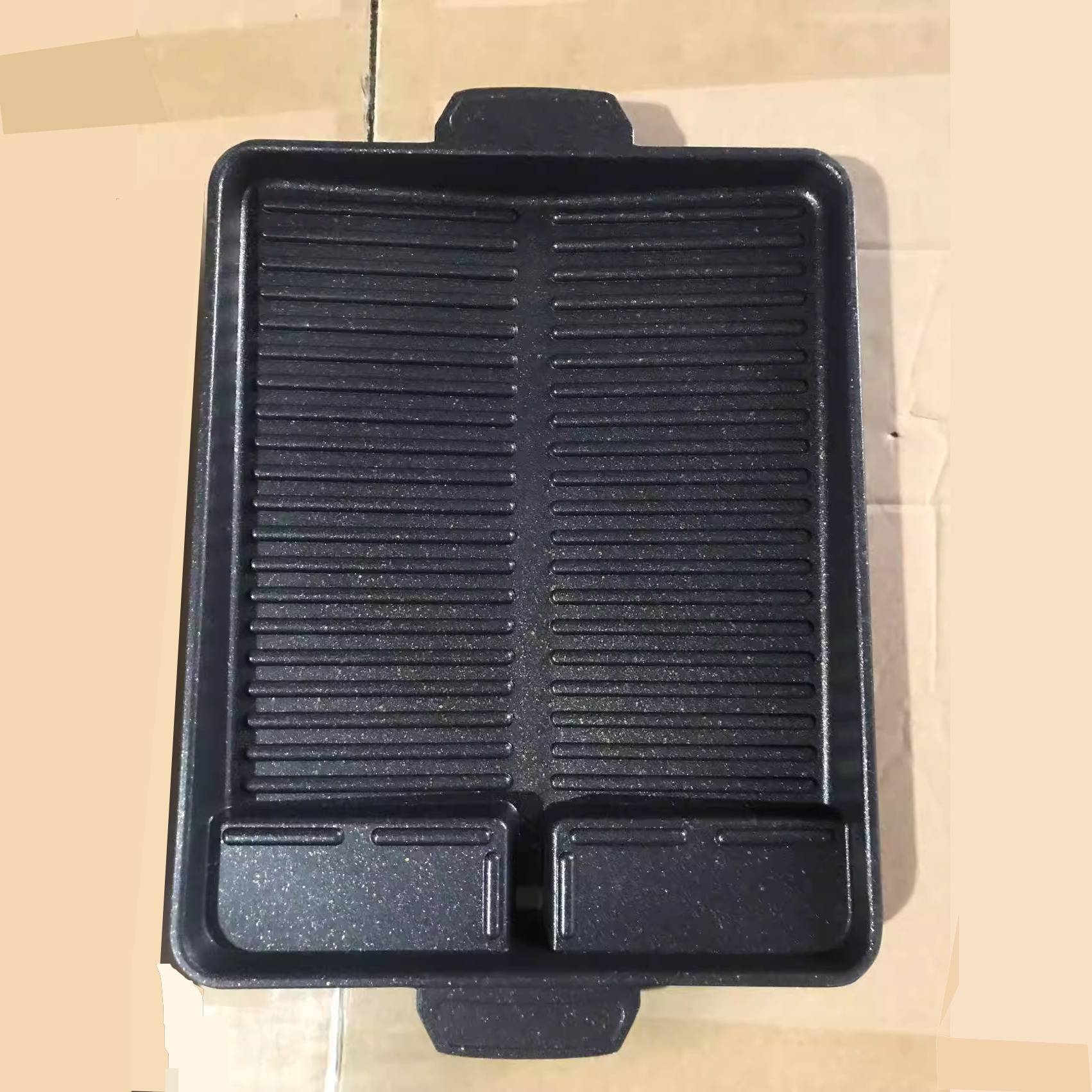 Temu Smokeless Rectangular Grilling Pan 1pc