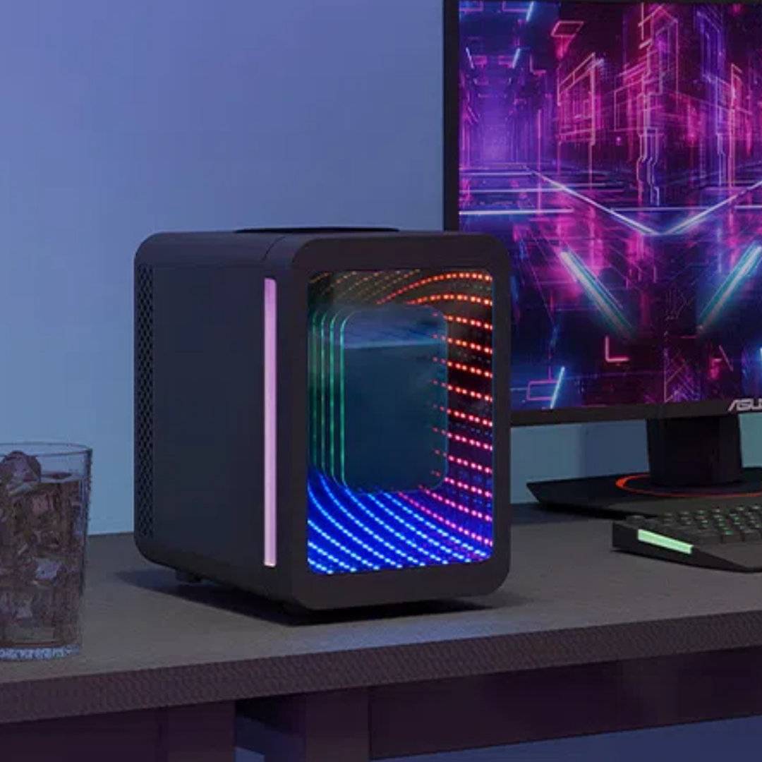 Puluomis 4L Mini Fridge With Rgb Light