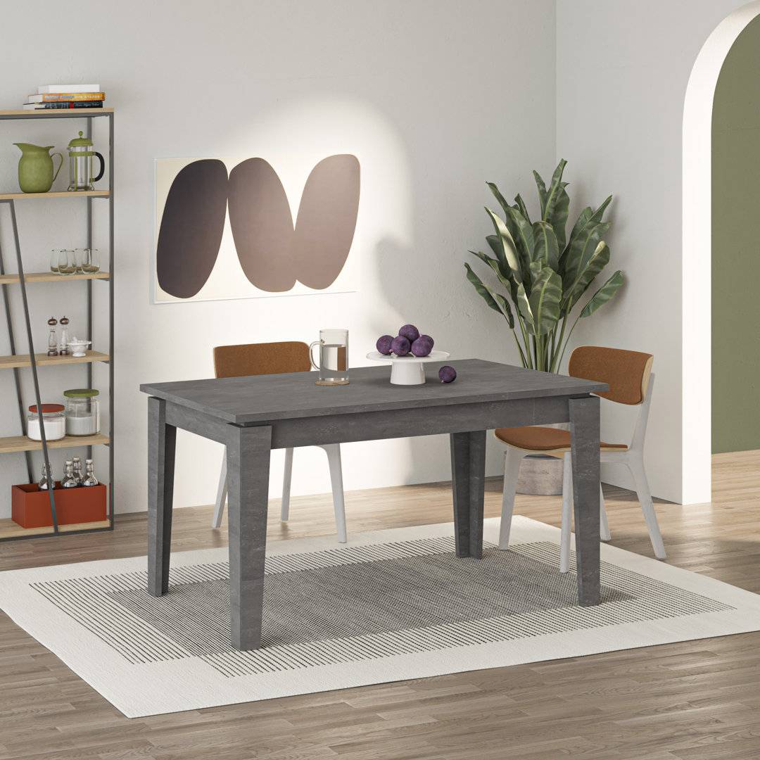 ClassicLiving Tolmen Rectangular Extendable Retro Grey Dining Table