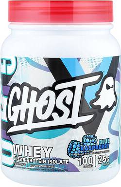 Whey protein isolate Ghost Clear Protein Isolate Blue Raspberry 1.4 Lb 640 G