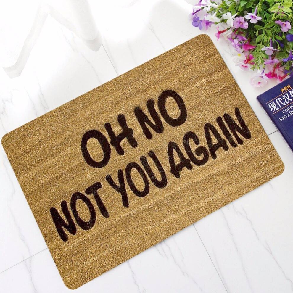 Funny Word Rug Non Slip Bath Mat