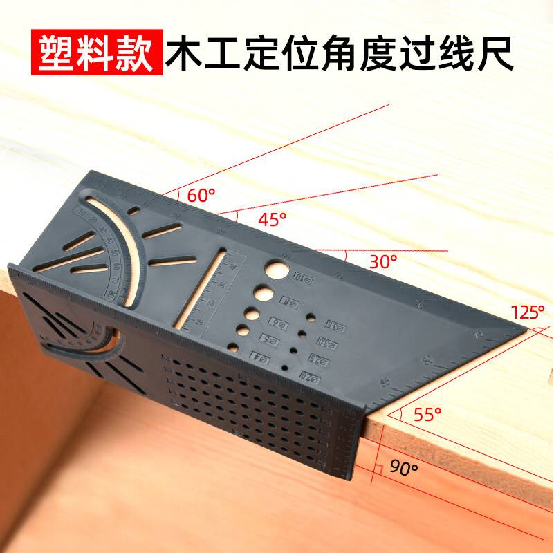 LimbO Multifunctional Plastic Ruler Scale Protractor Measurement tool
