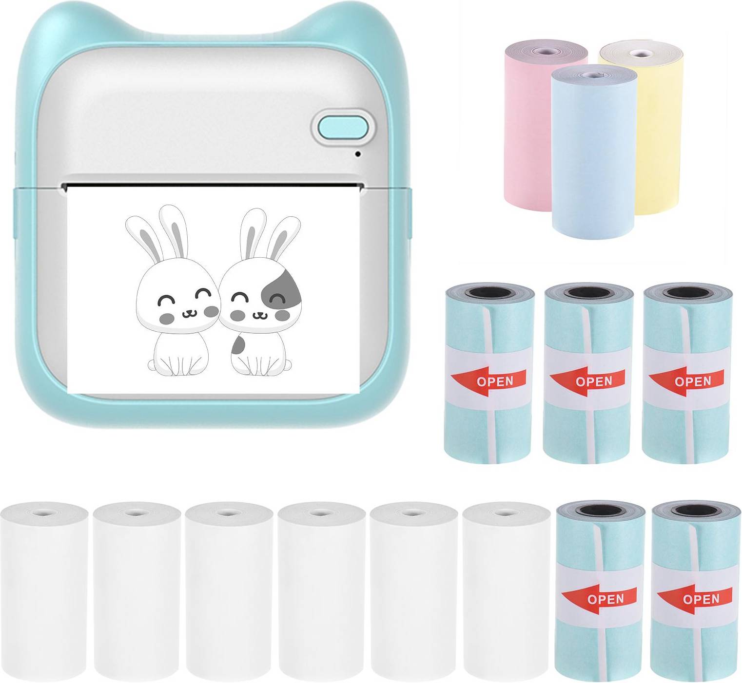 Mini Pocket Photo Printer Machine 190dpi