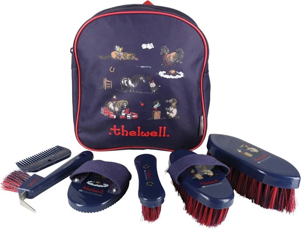 Hy Equestrian Thelwell Collection Rucksack Grooming Kit