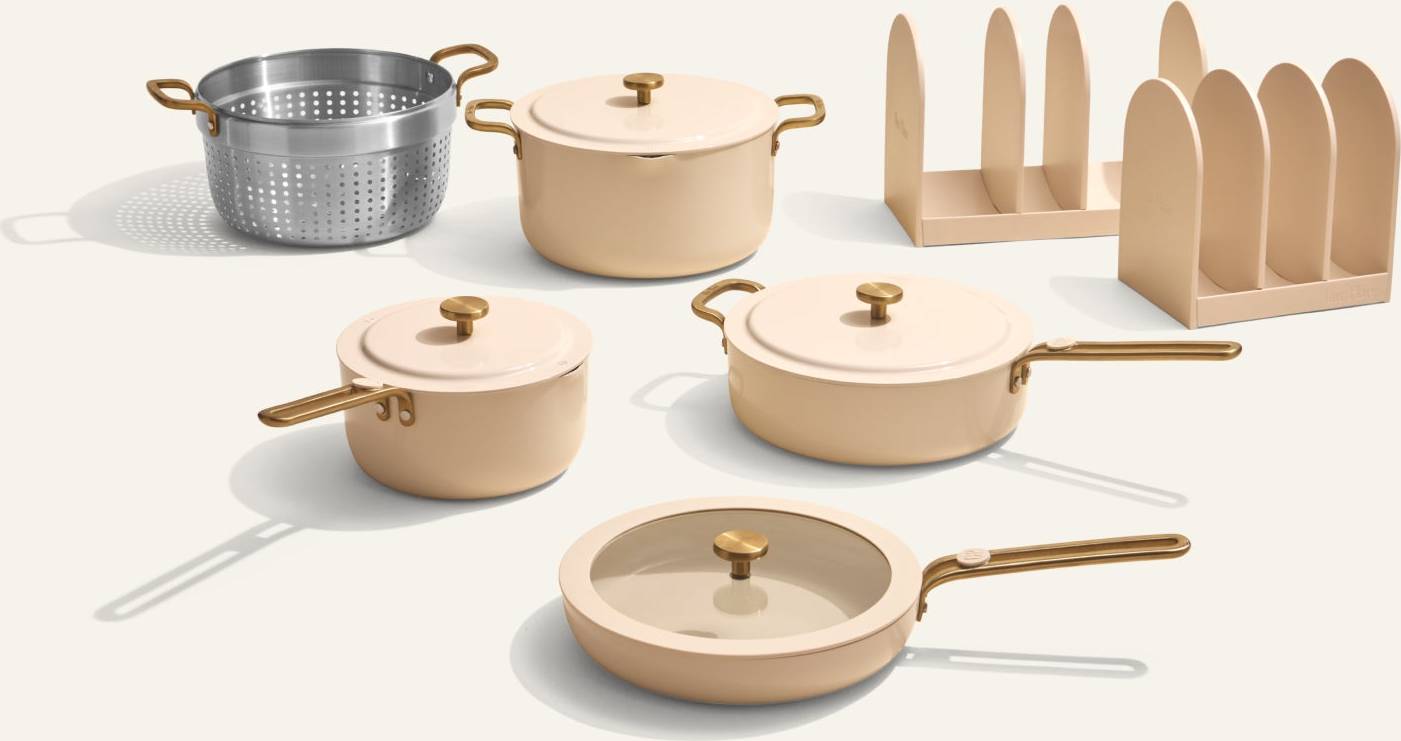 Our Place Essentials Cream Cookware Set