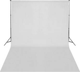 Walplus Telescopic Background Support System White Backdrop