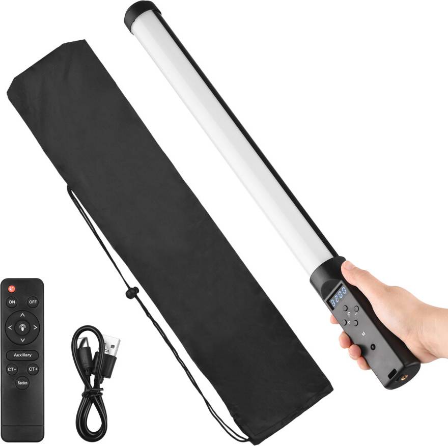 Handheld LED Video Tube Light Dimmable