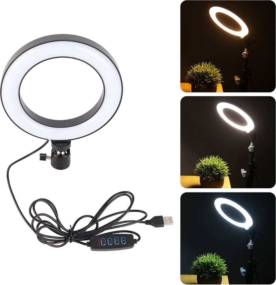 6'' LED Dimmable Ring Light