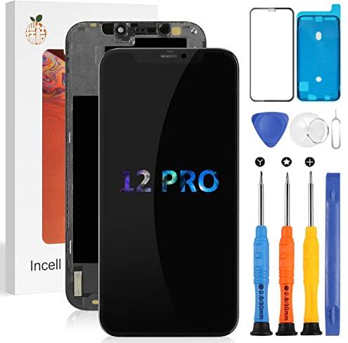 Srjtek Schermo LCD Ricambio iPhone 12 Pro Kit