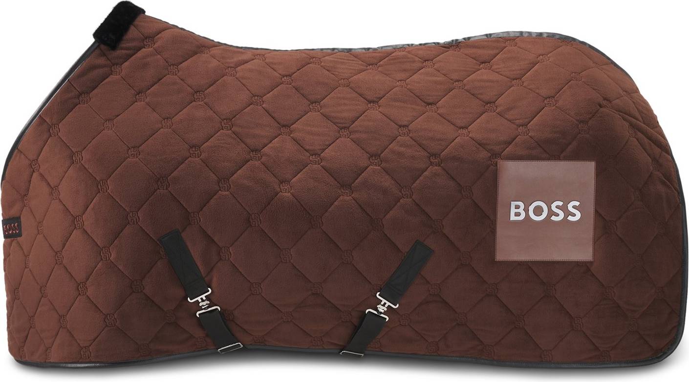 BOSS Equestrian Sweat Rug Quilted Fleece - Brown