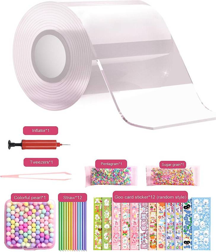 Nano tape Transparency Nano Tape Bubble Kit