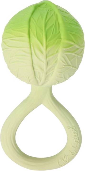 Oli & Carol Cabbage Rattle Yellow Kids