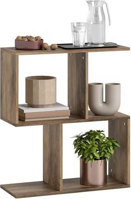 Homcom Side Narrow End With Storage Shelves Small Table