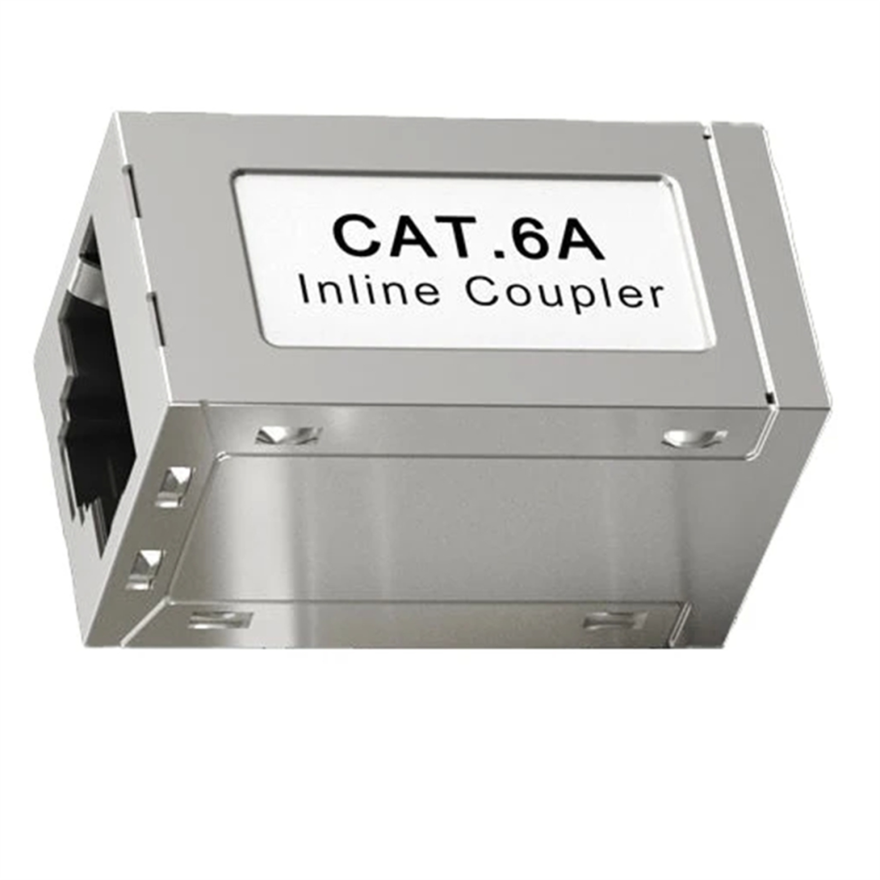 Typecat RJ45 Female to CAT6A Shielded Coupler Adapter Cable