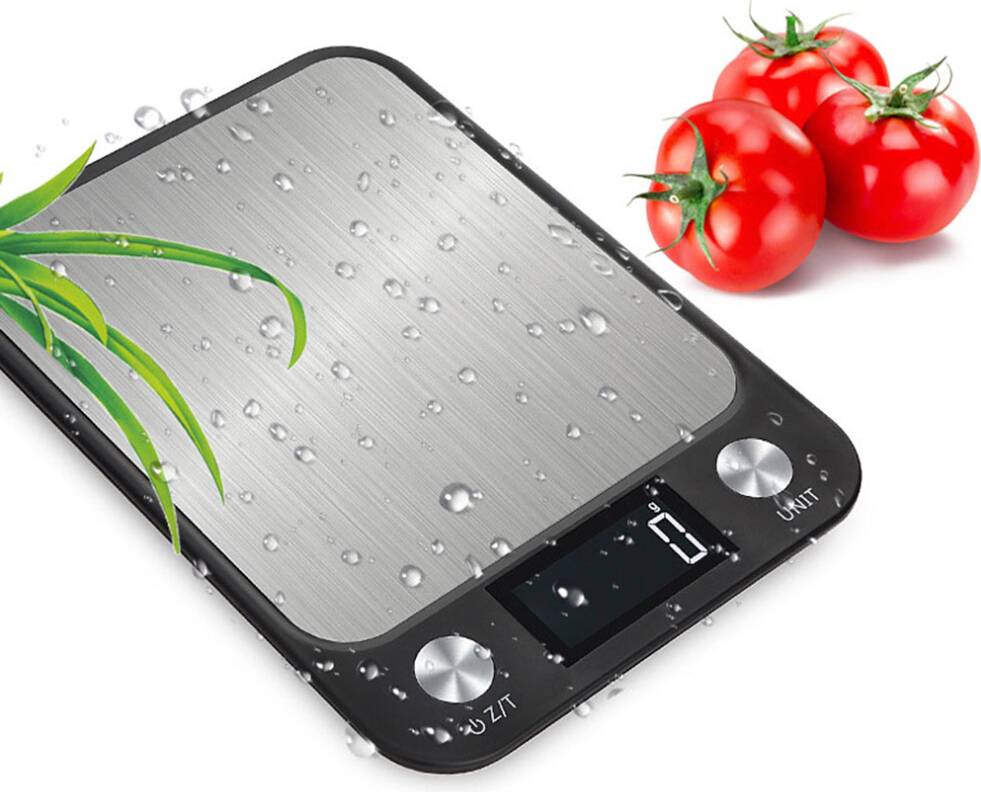 Solustre Stainless Steel Kitchen Scale With Lcd Display