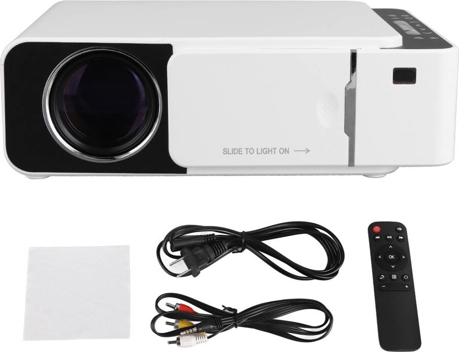 Mini projector T5 Mini LED Projector HD Portable Media Player